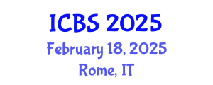 International Conference on Biomedical Sciences (ICBS) February 18, 2025 - Rome, Italy