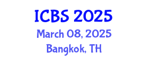 International Conference on Biomedical Sciences (ICBS) March 08, 2025 - Bangkok, Thailand