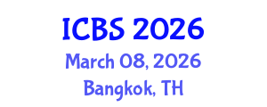 International Conference on Biomedical Sciences (ICBS) March 08, 2026 - Bangkok, Thailand