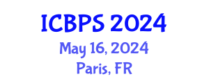 International Conference on Biomedicine and Pharmaceutical Sciences (ICBPS) May 16, 2024 - Paris, France