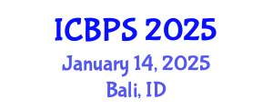 International Conference on Biomedicine and Pharmaceutical Sciences (ICBPS) January 14, 2025 - Bali, Indonesia