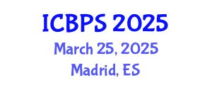 International Conference on Biomedicine and Pharmaceutical Sciences (ICBPS) March 25, 2025 - Madrid, Spain