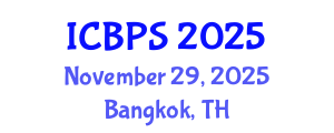 International Conference on Biomedicine and Pharmaceutical Sciences (ICBPS) November 29, 2025 - Bangkok, Thailand