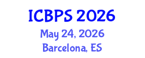 International Conference on Biomedicine and Pharmaceutical Sciences (ICBPS) May 24, 2026 - Barcelona, Spain