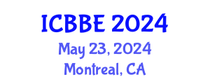 International Conference on Biophysical and Biomedical Engineering (ICBBE) May 23, 2024 - Montreal, Canada