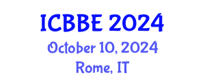 International Conference on Biophysical and Biomedical Engineering (ICBBE) October 10, 2024 - Rome, Italy