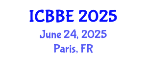 International Conference on Biophysical and Biomedical Engineering (ICBBE) June 24, 2025 - Paris, France