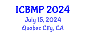 International Conference on Biophysics and Medical Physics (ICBMP) July 15, 2024 - Quebec City, Canada