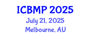 International Conference on Biophysics and Medical Physics (ICBMP) July 21, 2025 - Melbourne, Australia