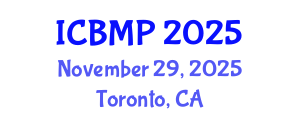 International Conference on Biophysics and Medical Physics (ICBMP) November 29, 2025 - Toronto, Canada