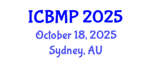 International Conference on Biophysics and Medical Physics (ICBMP) October 18, 2025 - Sydney, Australia