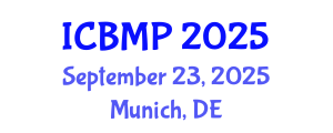 International Conference on Biophysics and Medical Physics (ICBMP) September 23, 2025 - Munich, Germany