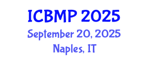 International Conference on Biophysics and Medical Physics (ICBMP) September 20, 2025 - Naples, Italy