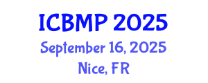 International Conference on Biophysics and Medical Physics (ICBMP) September 16, 2025 - Nice, France