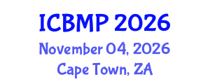 International Conference on Biophysics and Medical Physics (ICBMP) November 04, 2026 - Cape Town, South Africa