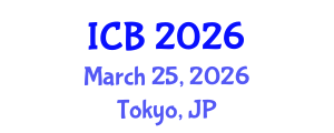 International Conference on Biophysics (ICB) March 25, 2026 - Tokyo, Japan