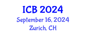International Conference on Bioprinting (ICB) September 16, 2024 - Zurich, Switzerland