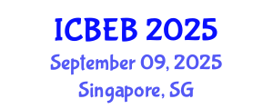 International Conference on Bioprocess Engineering in Biotechnology (ICBEB) September 09, 2025 - Singapore, Singapore
