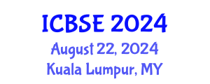 International Conference on Bioprocess Systems Engineering (ICBSE) August 22, 2024 - Kuala Lumpur, Malaysia