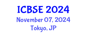 International Conference on Bioprocess Systems Engineering (ICBSE) November 07, 2024 - Tokyo, Japan