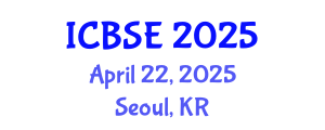 International Conference on Bioprocess Systems Engineering (ICBSE) April 22, 2025 - Seoul, Republic of Korea