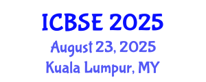 International Conference on Bioprocess Systems Engineering (ICBSE) August 23, 2025 - Kuala Lumpur, Malaysia