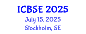 International Conference on Bioprocess Systems Engineering (ICBSE) July 15, 2025 - Stockholm, Sweden