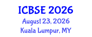 International Conference on Bioprocess Systems Engineering (ICBSE) August 23, 2026 - Kuala Lumpur, Malaysia