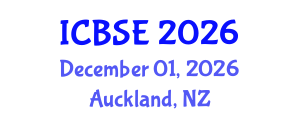 International Conference on Bioprocess Systems Engineering (ICBSE) December 01, 2026 - Auckland, New Zealand International Conference on Bioprocess Systems Engineering (ICBSE) December 01, 2026 - Auckland, New Zealand