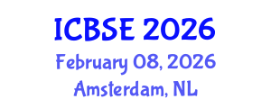 International Conference on Bioprocess Systems Engineering (ICBSE) February 08, 2026 - Amsterdam, Netherlands