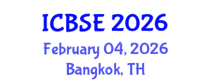 International Conference on Bioprocess Systems Engineering (ICBSE) February 04, 2026 - Bangkok, Thailand