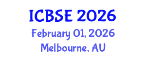 International Conference on Bioprocess Systems Engineering (ICBSE) February 01, 2026 - Melbourne, Australia
