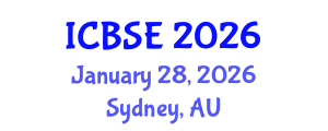 International Conference on Bioprocess Systems Engineering (ICBSE) January 28, 2026 - Sydney, Australia