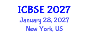 International Conference on Bioprocess Systems Engineering (ICBSE) January 28, 2027 - New York, United States International Conference on Bioprocess Systems Engineering (ICBSE) January 28, 2027 - New York, United States