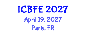 International Conference on Bioprocessing and Food Engineering (ICBFE) April 19, 2027 - Paris, France International Conference on Bioprocessing and Food Engineering (ICBFE) April 19, 2027 - Paris, France