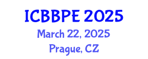 International Conference on Bioscience, Biochemical and Pharmaceutical Engineering (ICBBPE) March 22, 2025 - Prague, Czechia
