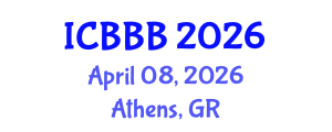 International Conference on Bioscience, Biochemistry and Bioinformatics (ICBBB) April 08, 2026 - Athens, Greece