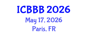 International Conference on Bioscience, Biochemistry and Bioinformatics (ICBBB) May 17, 2026 - Paris, France