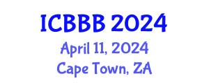 International Conference on Bioscience, Biotechnology, and Biochemistry (ICBBB) April 11, 2024 - Cape Town, South Africa