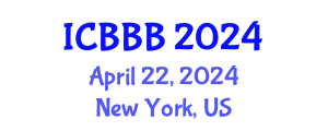 International Conference on Bioscience, Biotechnology, and Biochemistry (ICBBB) April 22, 2024 - New York, United States