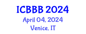 International Conference on Bioscience, Biotechnology, and Biochemistry (ICBBB) April 04, 2024 - Venice, Italy