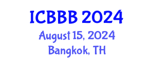 International Conference on Bioscience, Biotechnology, and Biochemistry (ICBBB) August 15, 2024 - Bangkok, Thailand