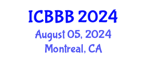 International Conference on Bioscience, Biotechnology, and Biochemistry (ICBBB) August 05, 2024 - Montreal, Canada