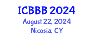 International Conference on Bioscience, Biotechnology, and Biochemistry (ICBBB) August 22, 2024 - Nicosia, Cyprus