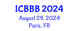 International Conference on Bioscience, Biotechnology, and Biochemistry (ICBBB) August 29, 2024 - Paris, France