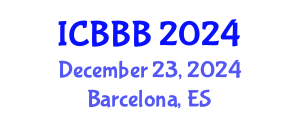 International Conference on Bioscience, Biotechnology, and Biochemistry (ICBBB) December 23, 2024 - Barcelona, Spain