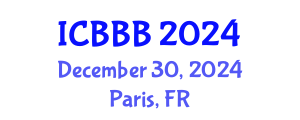 International Conference on Bioscience, Biotechnology, and Biochemistry (ICBBB) December 30, 2024 - Paris, France