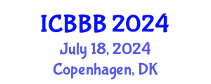 International Conference on Bioscience, Biotechnology, and Biochemistry (ICBBB) July 18, 2024 - Copenhagen, Denmark
