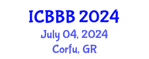 International Conference on Bioscience, Biotechnology, and Biochemistry (ICBBB) July 04, 2024 - Corfu, Greece