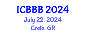 International Conference on Bioscience, Biotechnology, and Biochemistry (ICBBB) July 22, 2024 - Crete, Greece